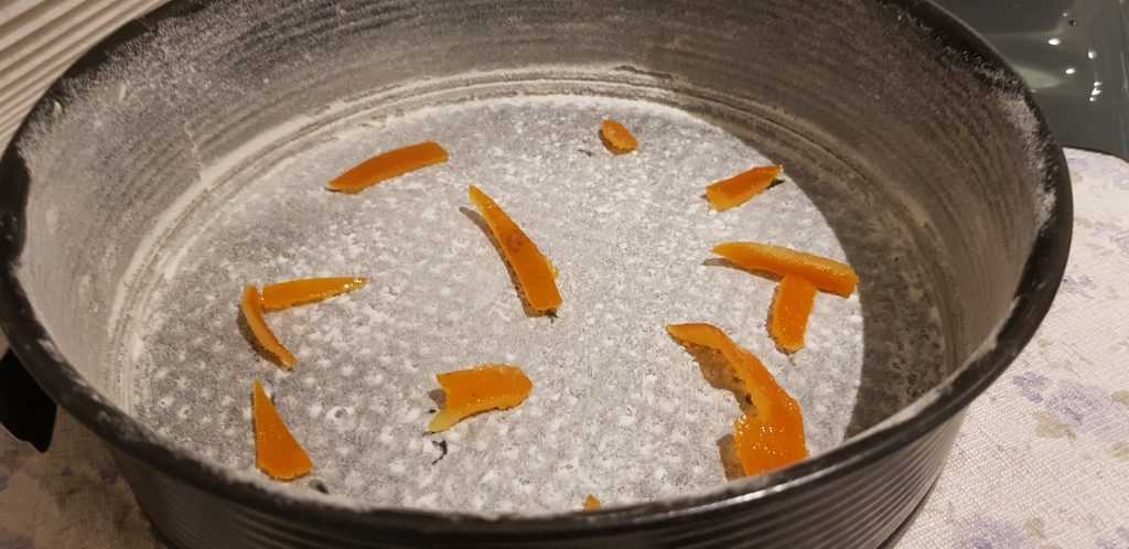 Bizcocho de yogur y naranjas en la thermomix