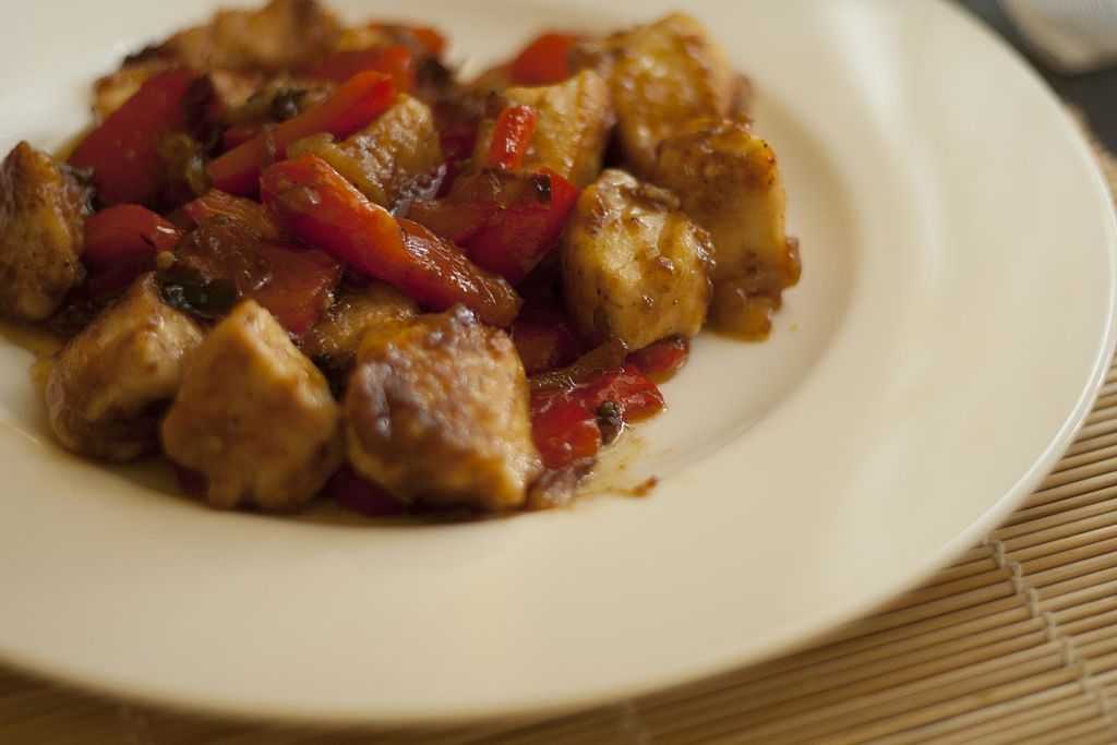 Pollo en salsa en la Thermomix