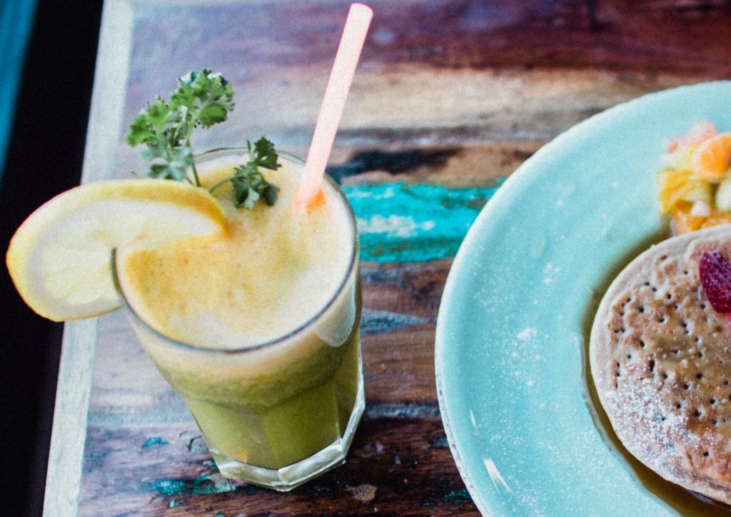 Batido de piña y pepino para perder peso