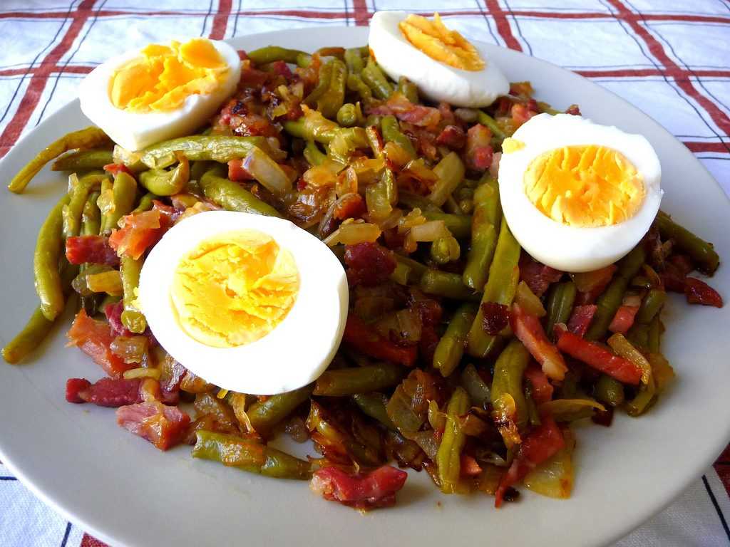 Judías verdes con jamón Thermomix