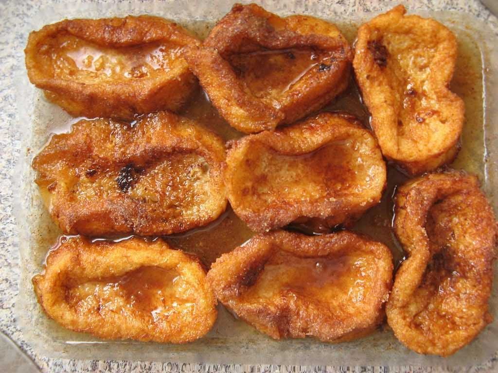 Torrijas con thermomix al varoma o fritas