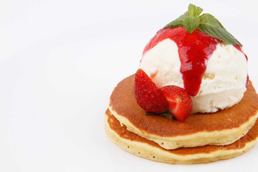 Tortitas con helado en la Thermomix