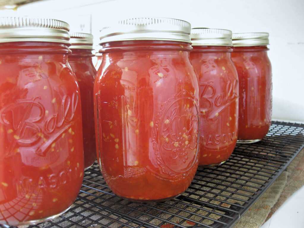 Tomate natural en conserva con Thermomix