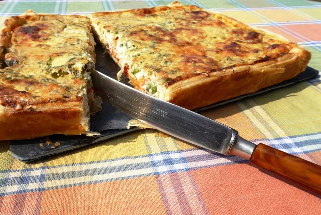 Milhojas de verduras en la Thermomix