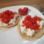 tortitas con ricotta y tomate thermomix