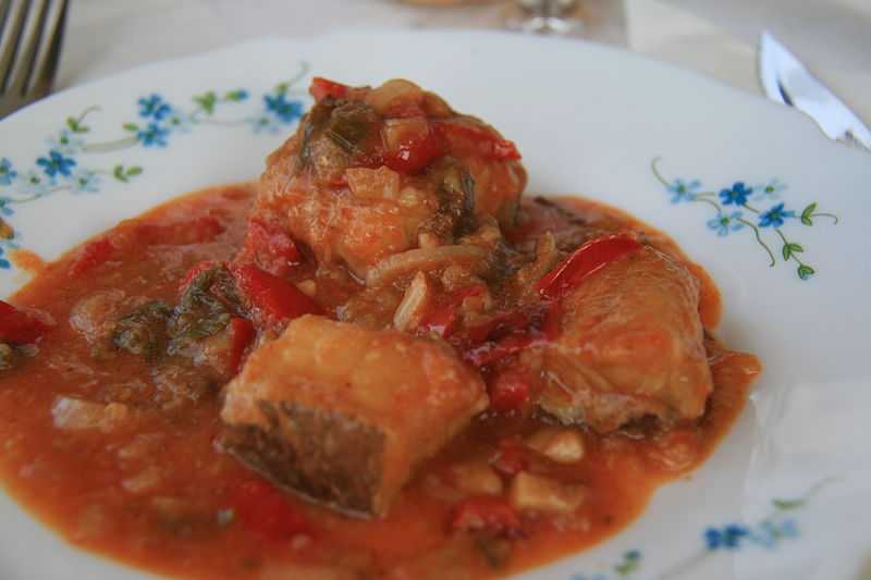Bacalao con tomate Thermomix
