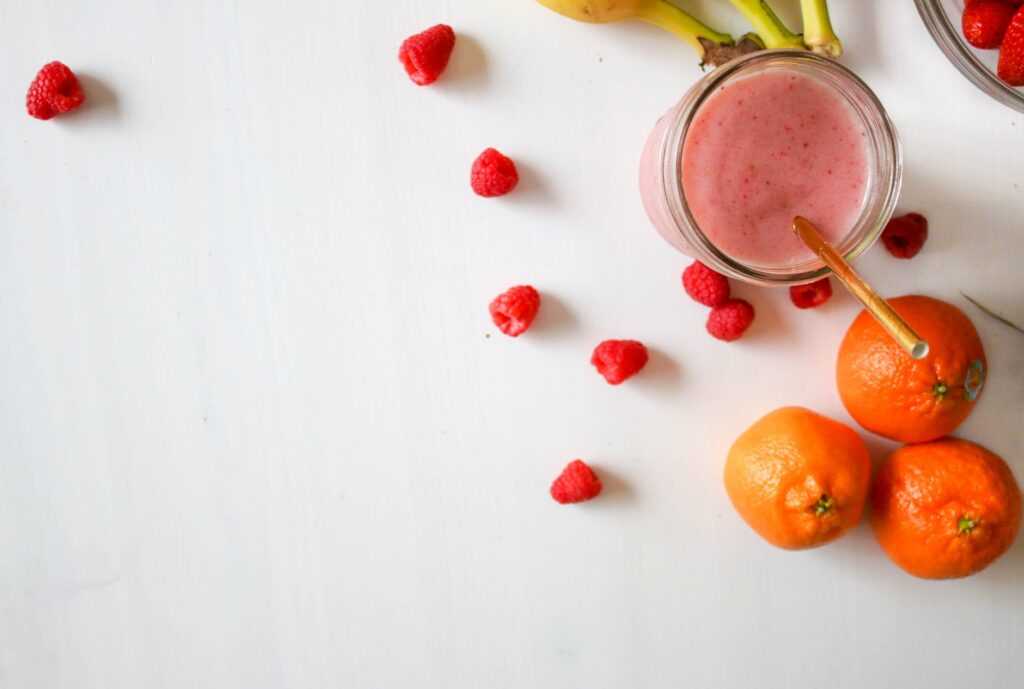 Batido naranja plátano y yogur en la Thermomix