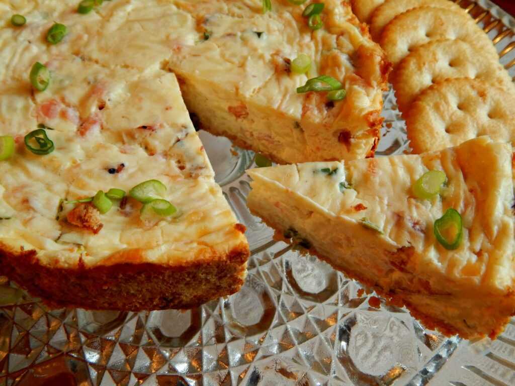 Cheesecake de salmón al horno en la Thermomix