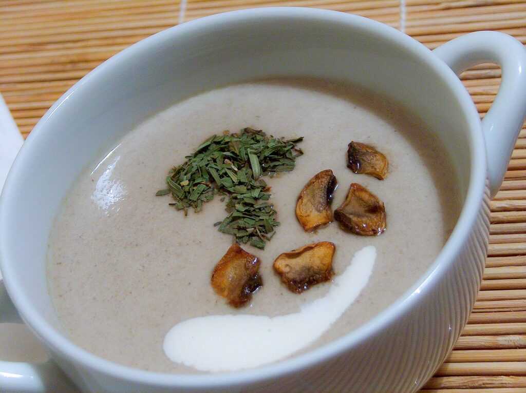 Crema de boletus en la thermomix