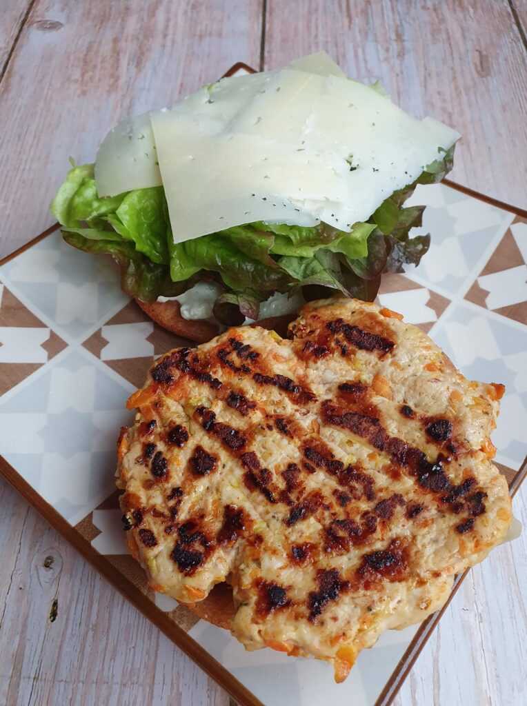 Hamburguesa de pollo en la Thermomix