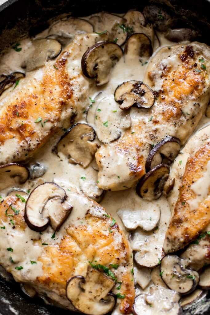 Pollo con champiñones en la Thermomix