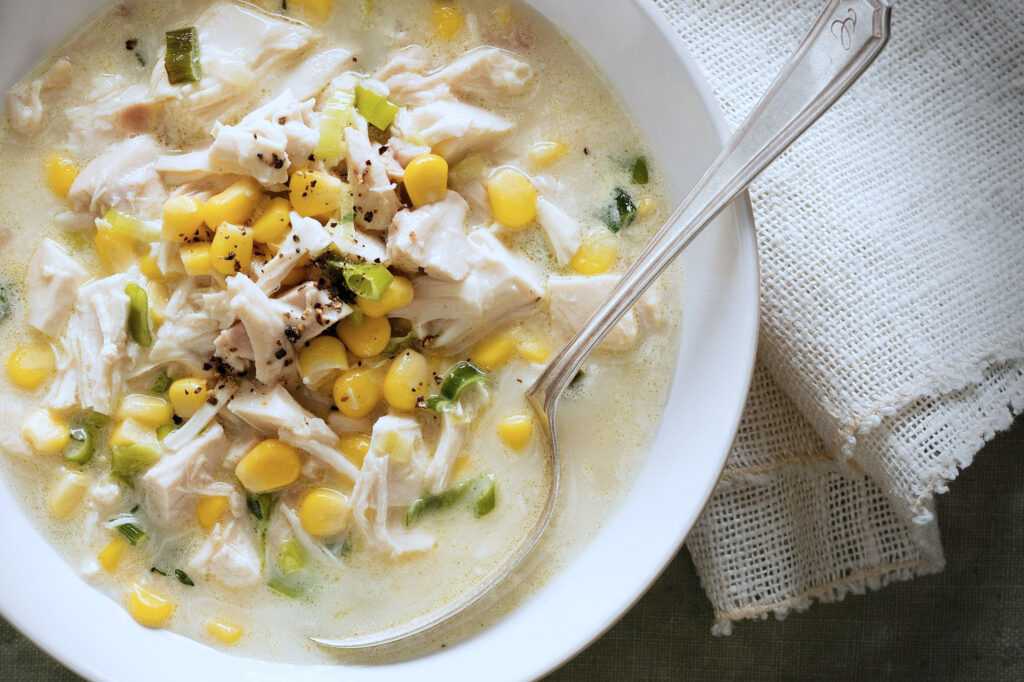 Sopa de pollo y maíz en la Thermomix