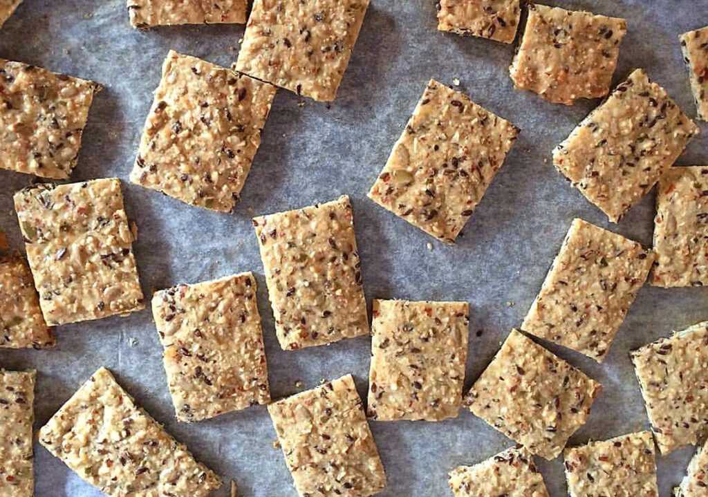 Crackers keto en la thermomix