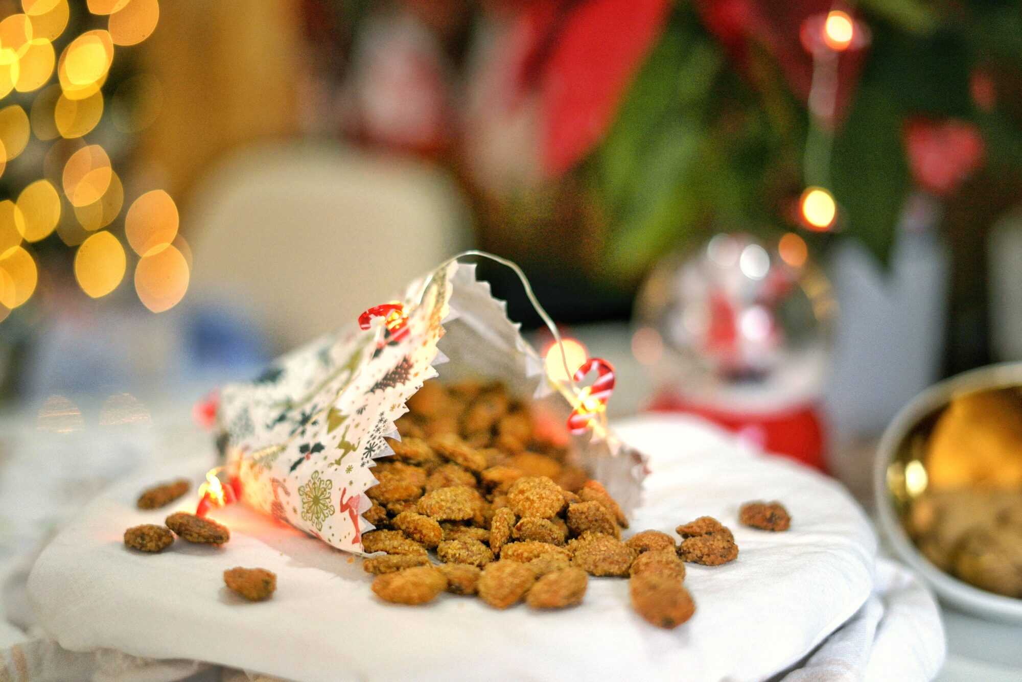 Las almendras navideñas son típicas de Alemania y se suelen encontrar en todos los mercadillos