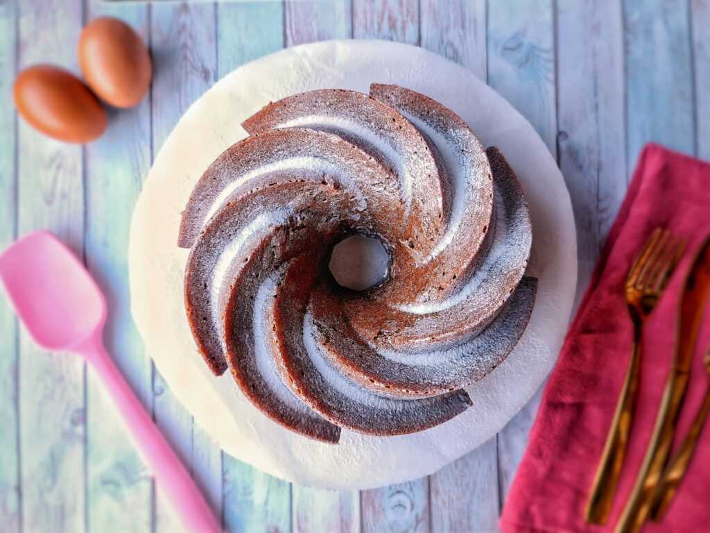 Bizcocho de chocolate, plátano y nueces en la Thermomix