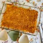 Crumble de pera con coco y avellanas en la thermomix