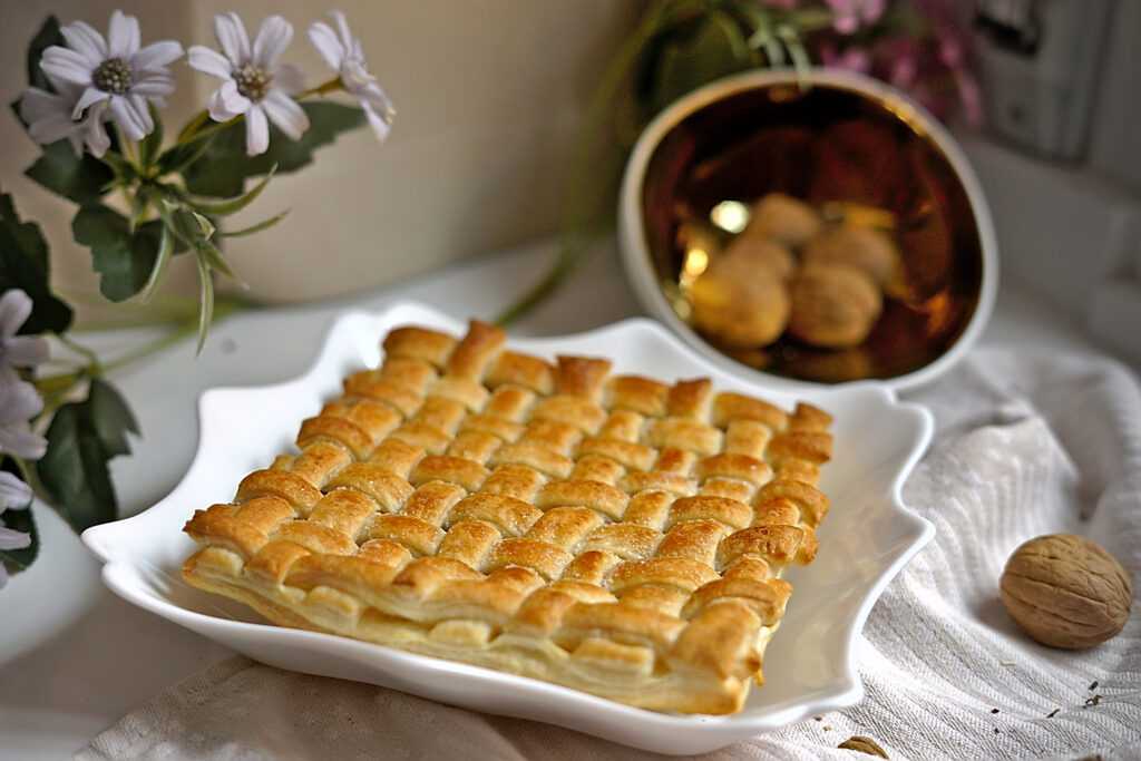 Hojaldre de dulce de castañas en la thermomix