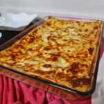 Lasaña vegetariana ya horneada, elaborada en la thermomix