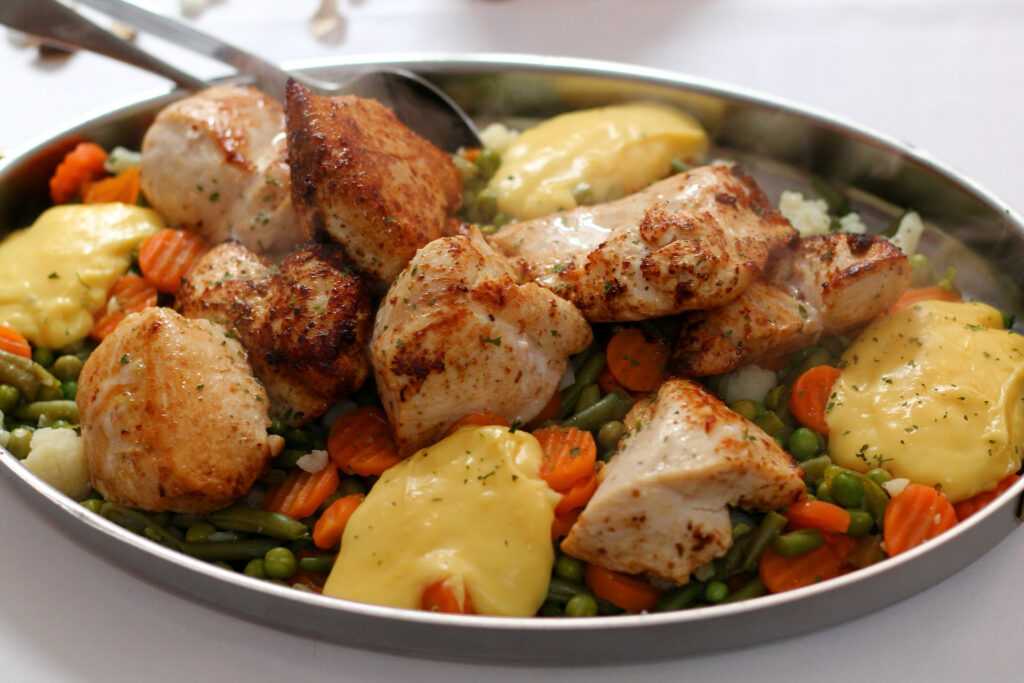 Pollo de la huerta en la thermomix