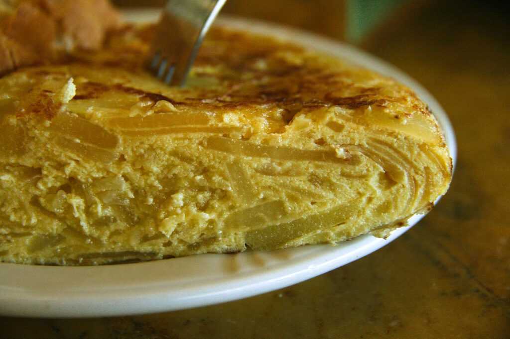 Tortilla de patatas en la thermomix
