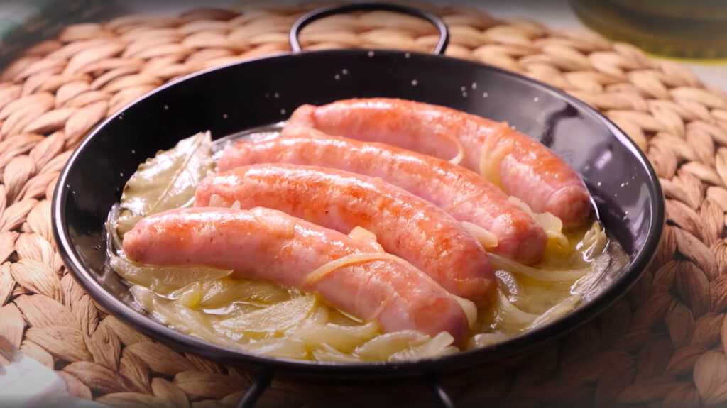 Salchichas al vino en la Thermomix