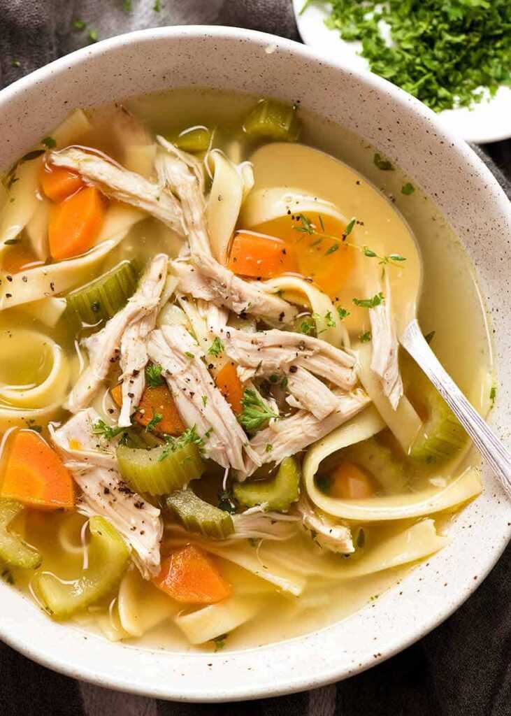 Caldo de pollo en la thermomix