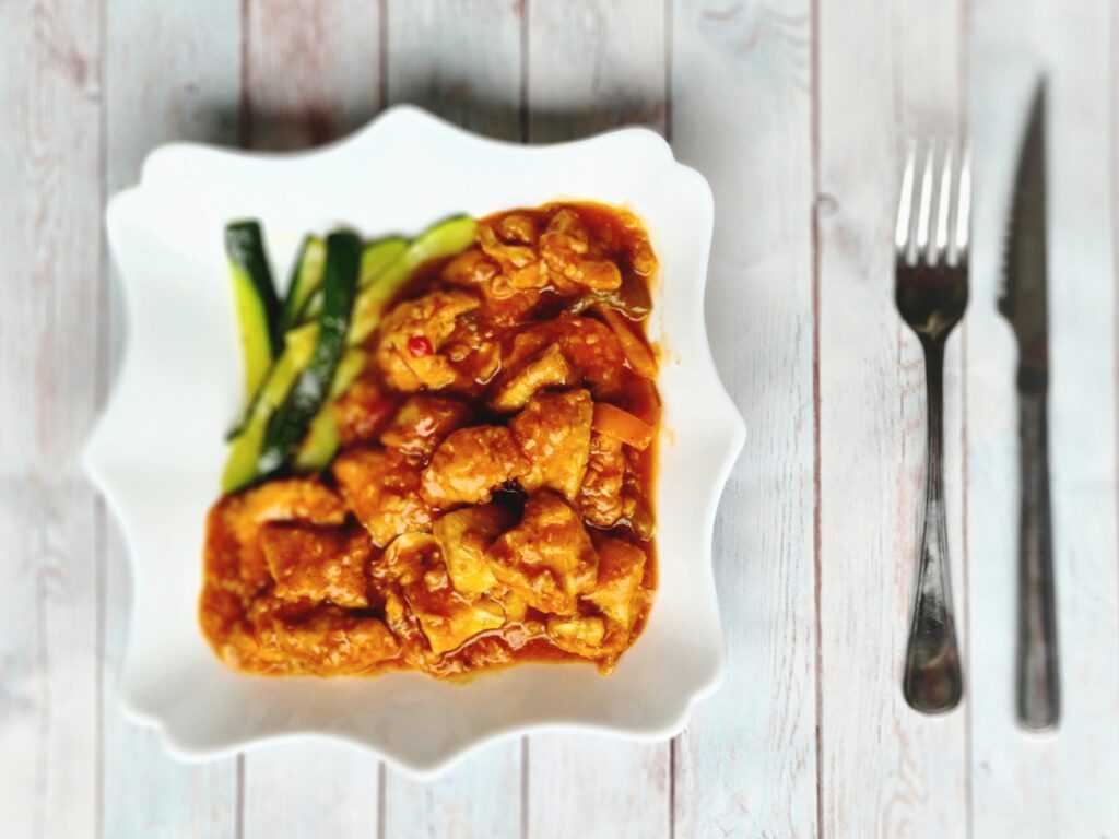 Pollo furioso en la Thermomix