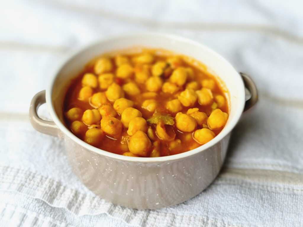 Garbanzos con chorizo en la Thermomix