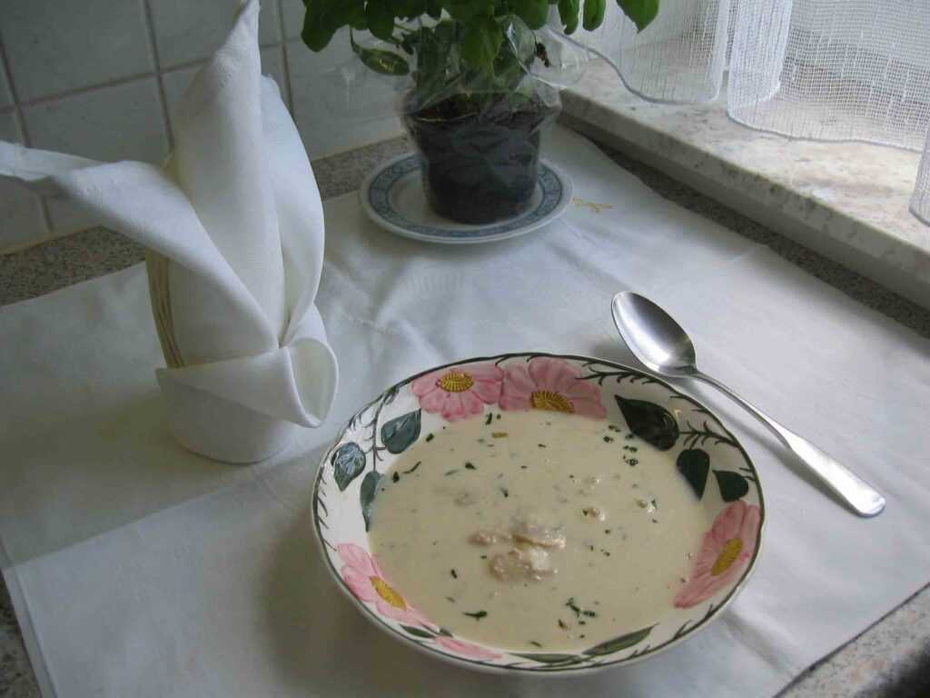Salsa de champiñones y vino blanco en la Thermomix