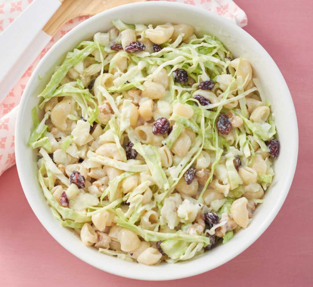 Ensalada de pasta Waldorf