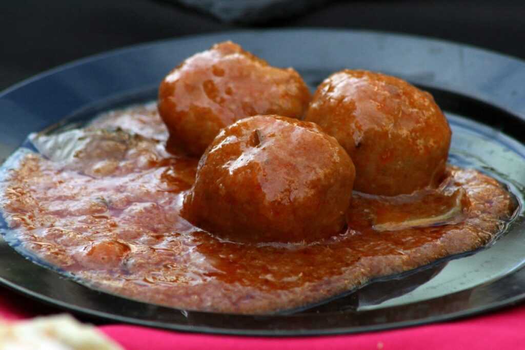Albóndigas en salsa española en la Thermomix