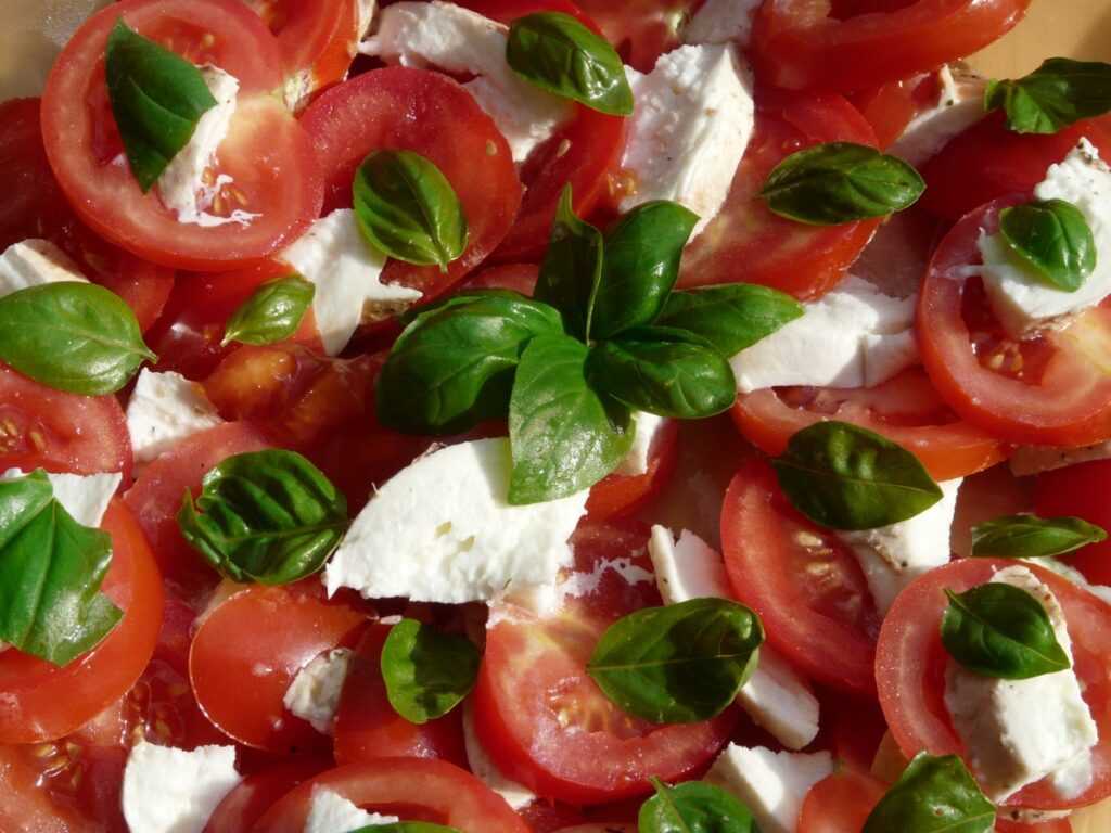 Ensalada caprese en la Thermomix