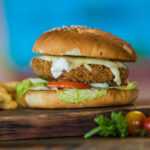 Hamburguesa de pollo quinoa y chia