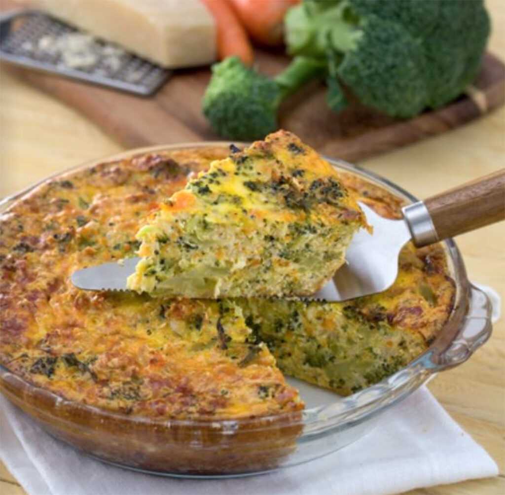 Pastel de zanahoria y brócoli en la Thermomix