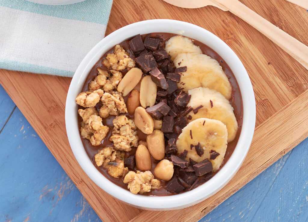 Smoothie de chocolate, plátano y cacahuetes en la Thermomix