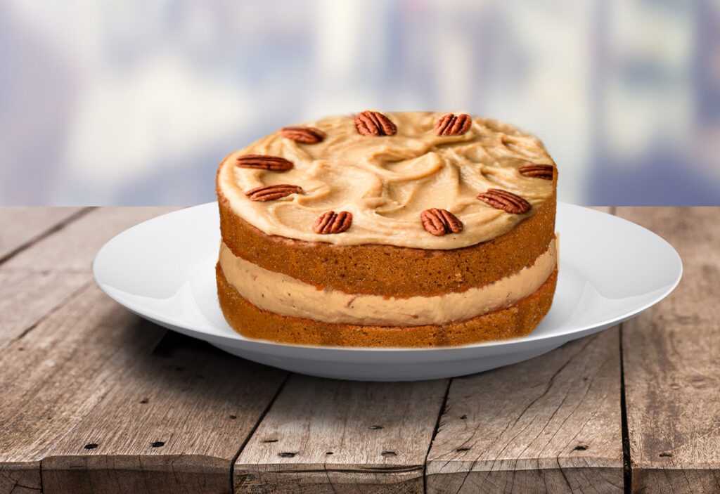 Bizcocho de chirivía con caramelo salado de anacardos en la Thermomix