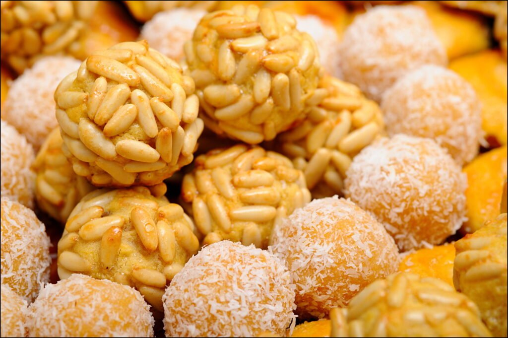 Bolitas de Piñones «panellets» de Navidad en la Thermomix