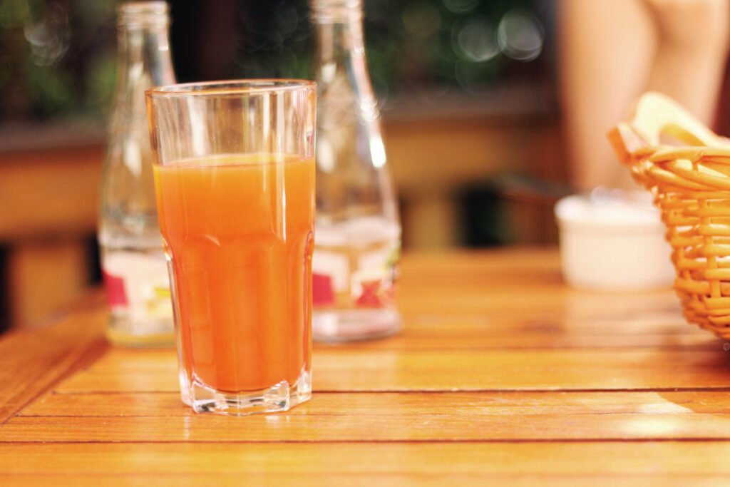 Zumo de mandarina y zanahoria en la Thermomix
