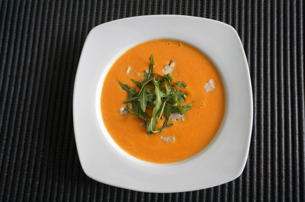Crema de pimientos rojos asados en la Thermomix