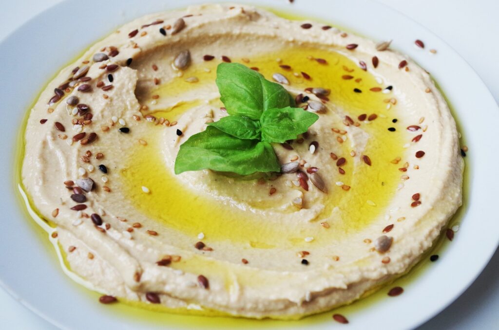 Hummus de cebolla caramelizada con thermomix