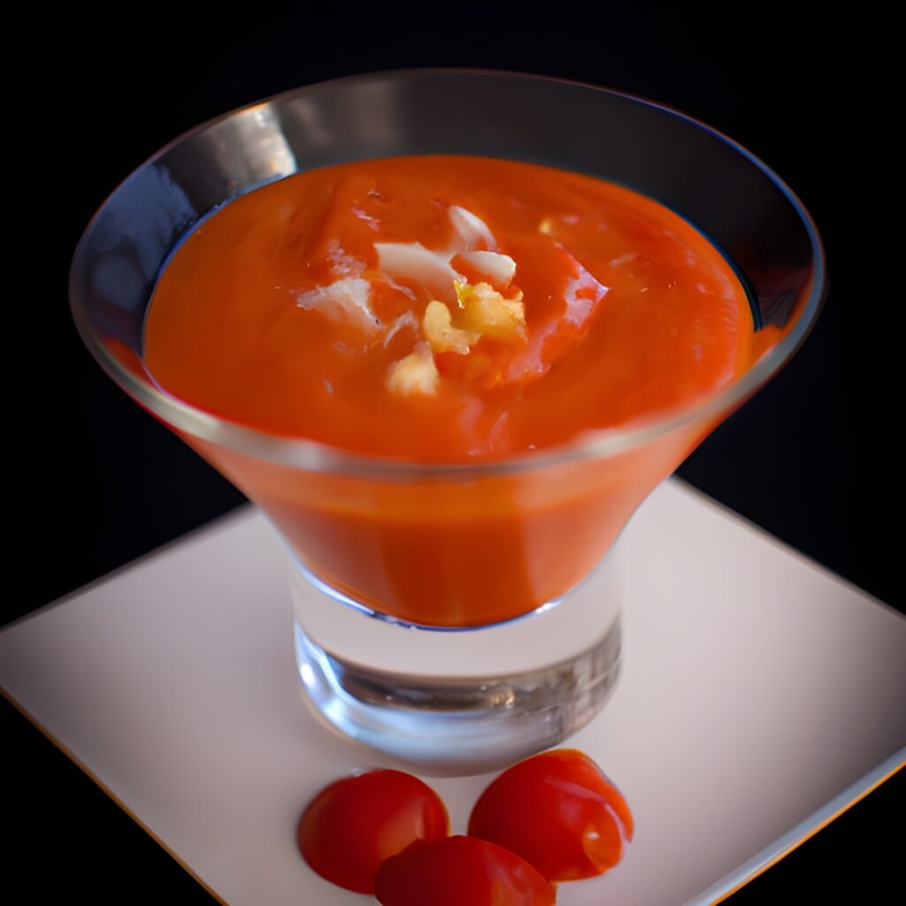 Gazpacho de tomate y cereza en la Thermomix