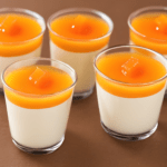 Panna cotta con canela y mermelada de calabaza en la thermomix