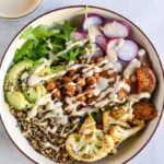 Salsa de hierbas aromáticas para ensaladas