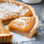 Tarta de coco con caramelo en la Thermomix