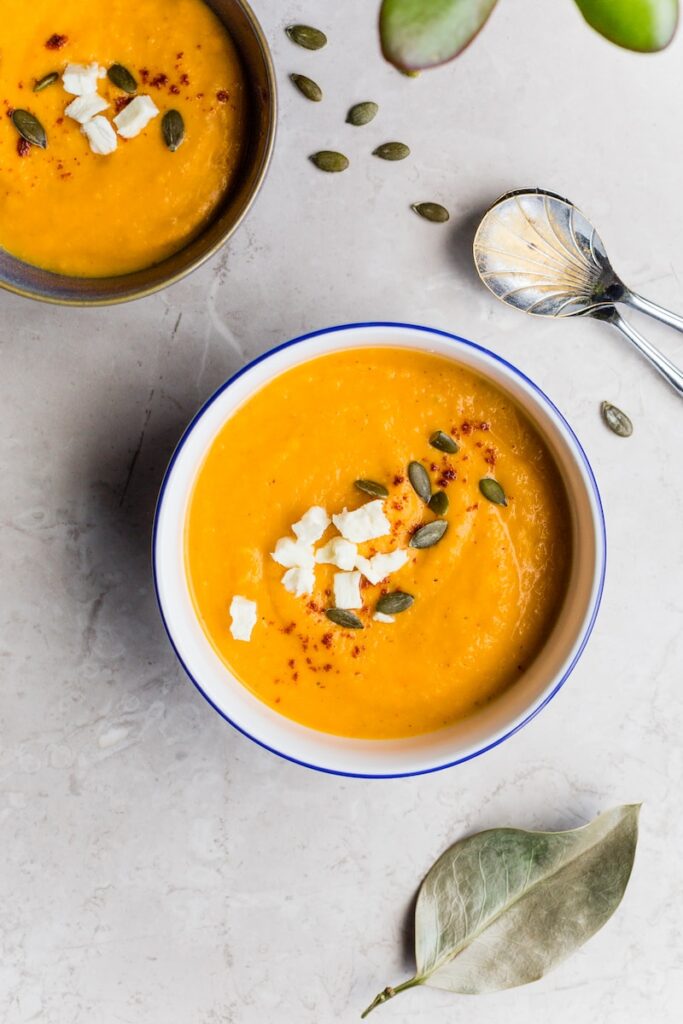 Crema de calabaza y canela