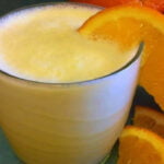 Falso yogur de naranja con thermomix