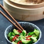 Ensalada japonesa de pepino con thermomix