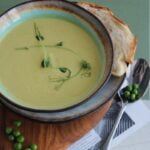 Crema de calabacín y judías verdes con Thermomix