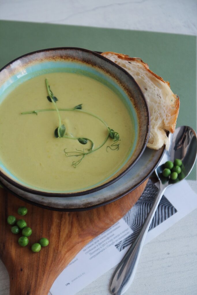 Crema de calabacín y judías verdes con Thermomix