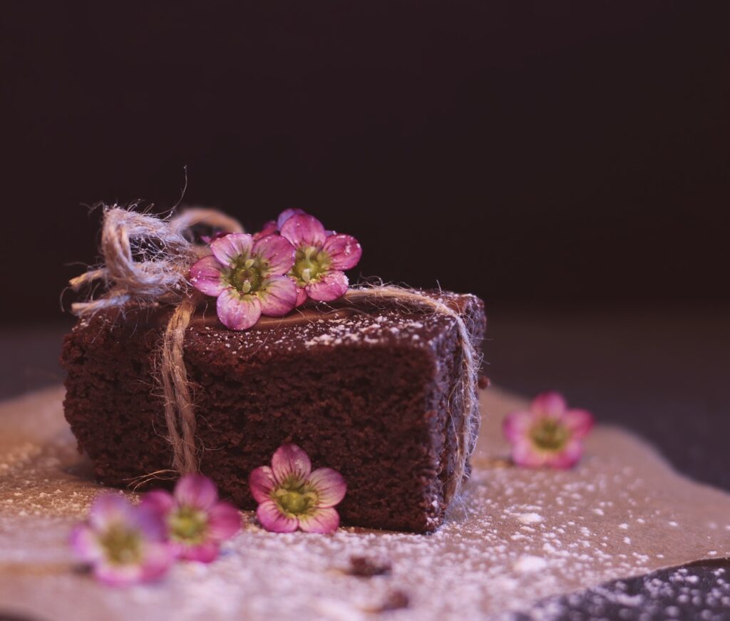 Bizcocho de chocolate con harina de arroz